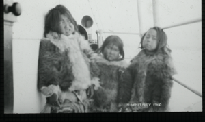 Image of Three children aboard
